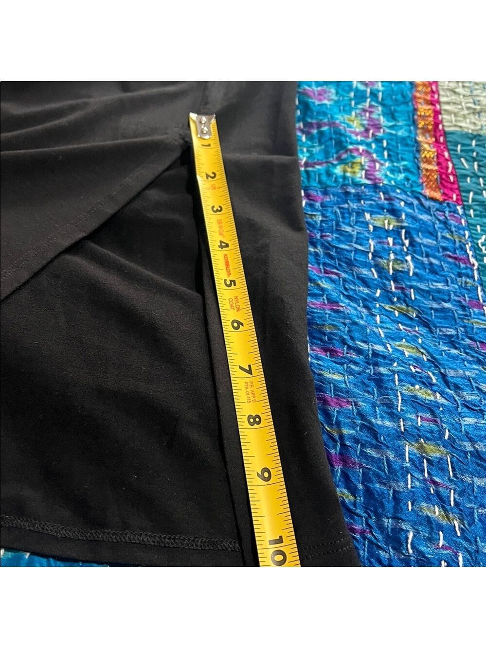 Eileen Fisher Black Midi Skirt. XL. New. Side pockets. - Picture 4 of 6
